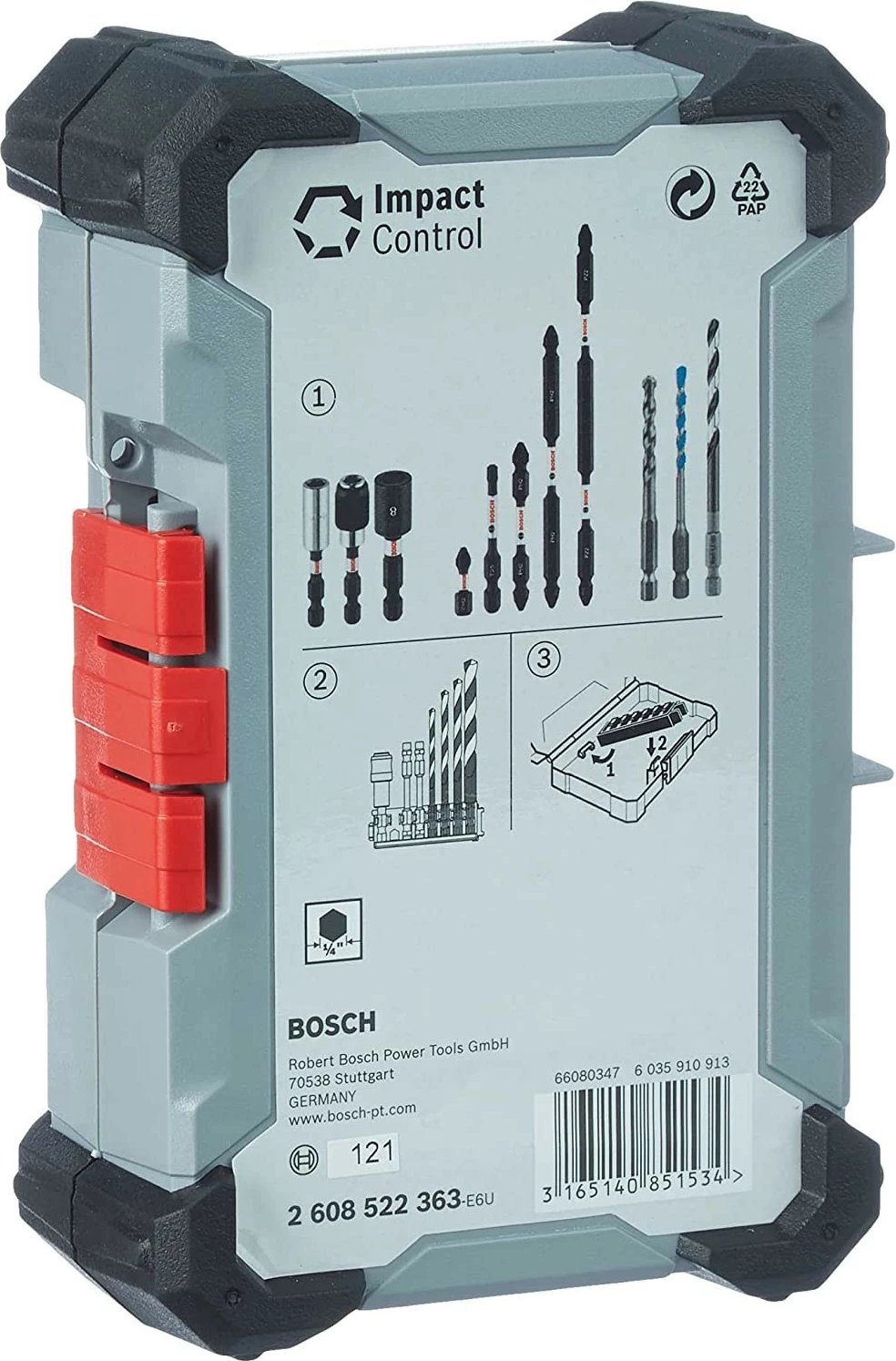 Kuti Bosch, plastike, 110 mm, 25 mm, 150 mm