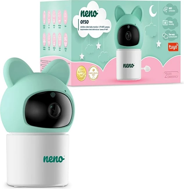 Monitor foshnje neno Orso, IP-Wi-Fi, me kamera, Mint