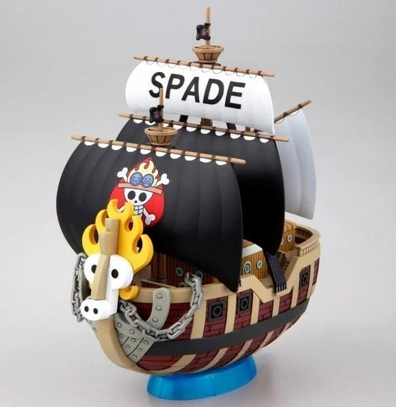 Model BANDAI One Piece Grand Ship Collection Spade Pirates Ship