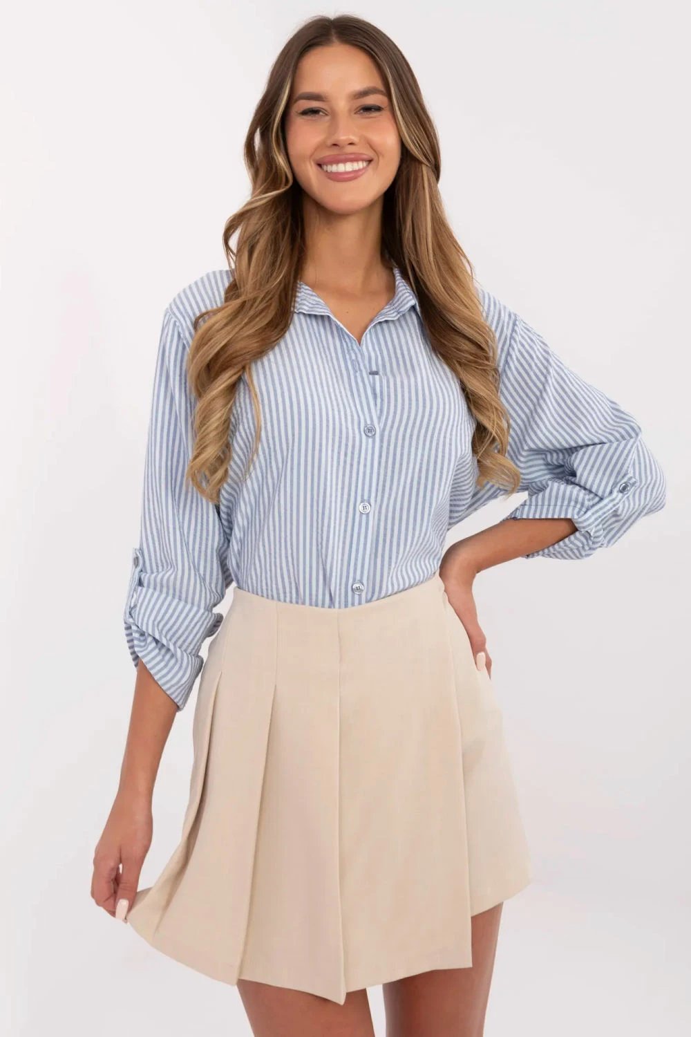 Skort Italy Moda 209512 femra, bezhë