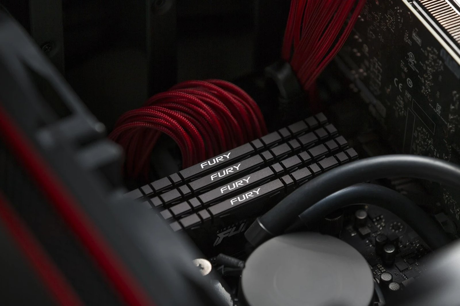 RAM Memorje Kingston FURY,16GB (2x8GB) DDR4 CL16 DIMM, të zeza                                                      
