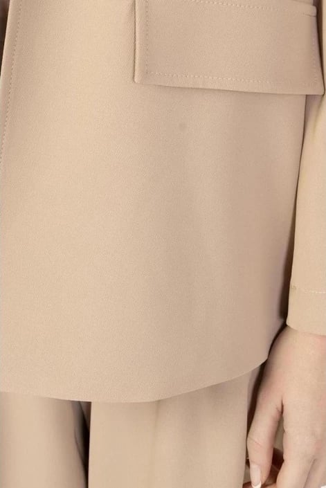 Jakne për femra Sandro Ferrone, beige