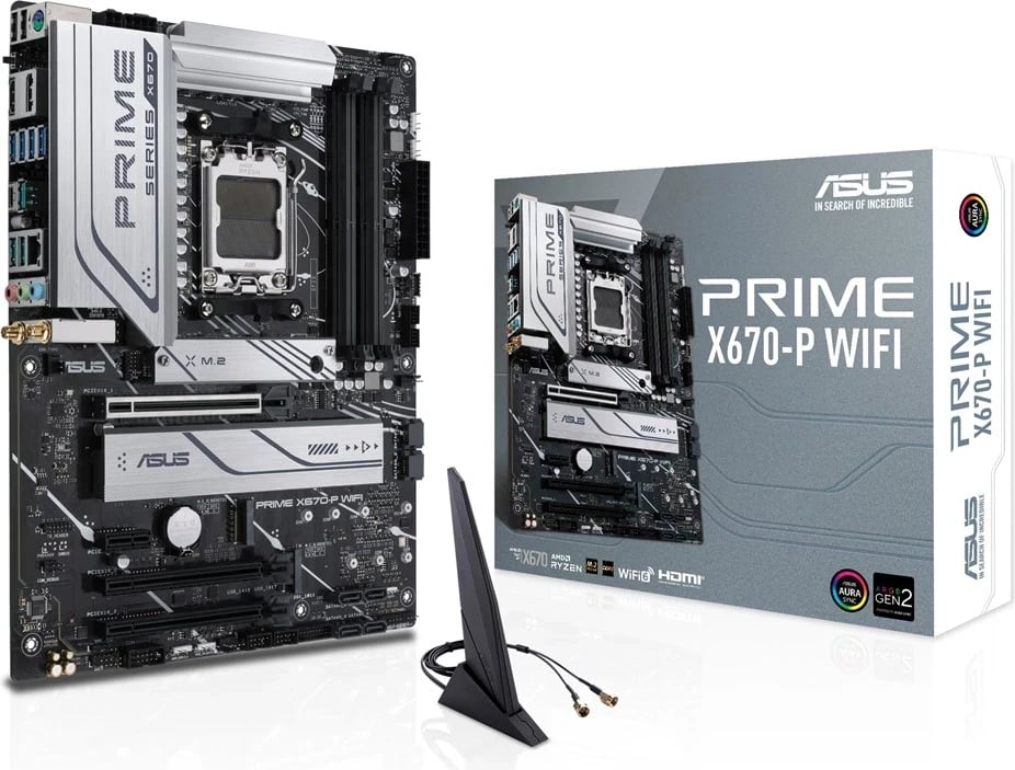 Pllakë amë ASUS PRIME X670-P WIFI, Socket AM5, ATX Pllakë amë ASUS PRIME X670-P WIFI, Socket AM5, ATX