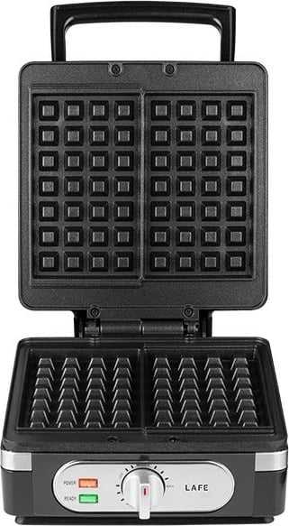 Aparat për gofra Lafe WaffleMaster 1400W, plastikë, zi