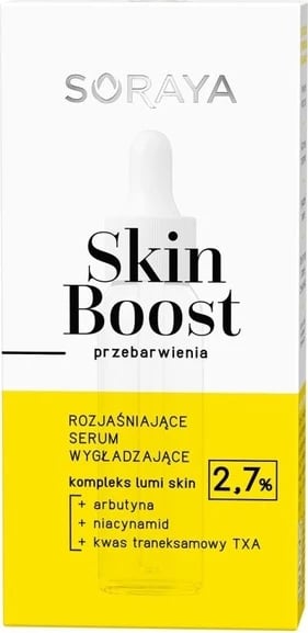 Serum për fytyrë Soraya Skin Boost Brightening and Smoothing për femra, 30ml