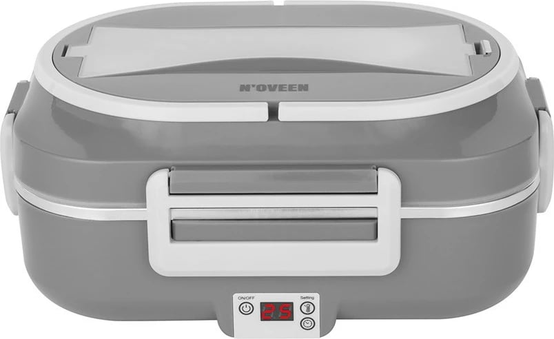 Kuti ushqimi elektrike NOVEEN LB640, me ngrohje, Gri e errët, me çantë termike dhe aksesorë