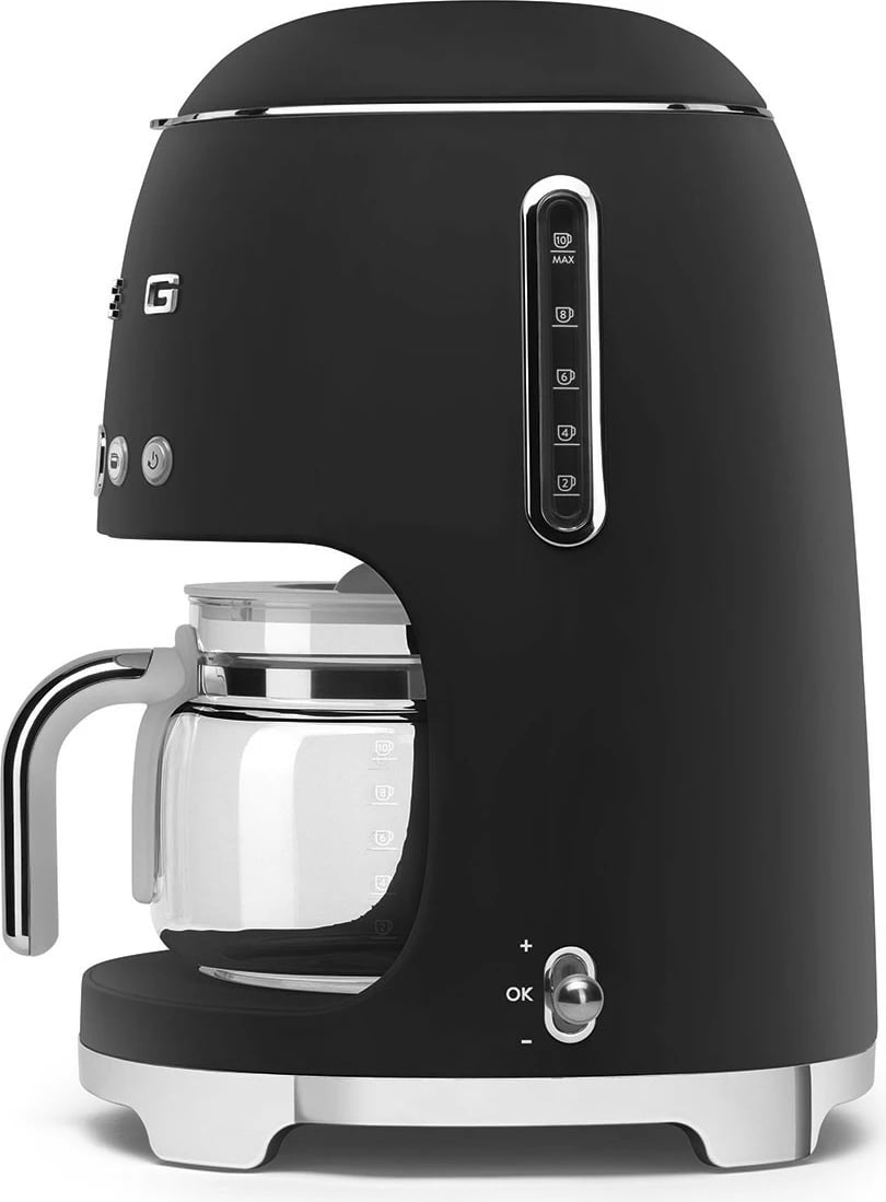 Aparat kafeje SMEG DCF02BLMEU, 10 filxhanë, 1.25L, i zi