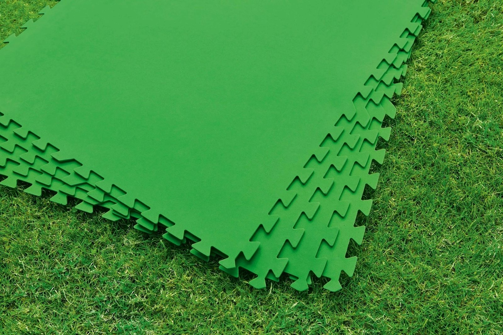Mbrojtës dyshemeje për pishinë Bestway Flowclear 78cm x 78cm, i gjelbër, set prej 8 copësh