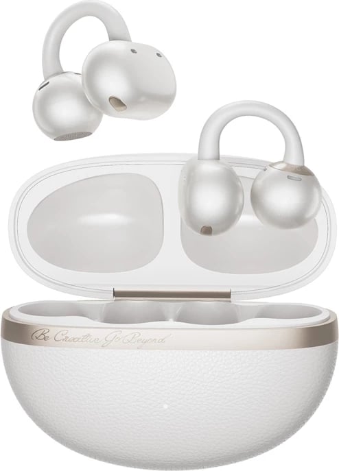 Kufje wireless QCY Crossky C50, Bluetooth 6.0, mikrofon, IPX5, të bardha
