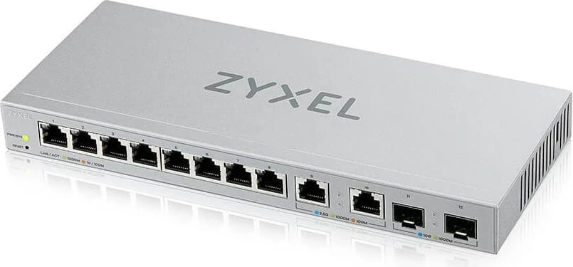 Switch Zyxel XGS1210-12, Managed, Gigabit Ethernet, Gri
