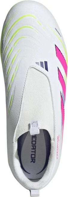 Çizme futbolli për fëmijë adidas Predator, të bardha