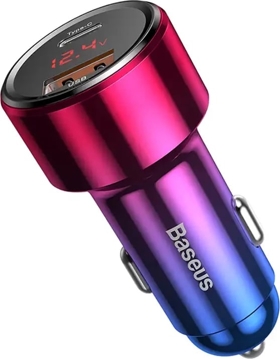 Karikues makine Baseus Magic Series CCMLC20C-09, 45W, USB-C & USB-A, kuq-blu