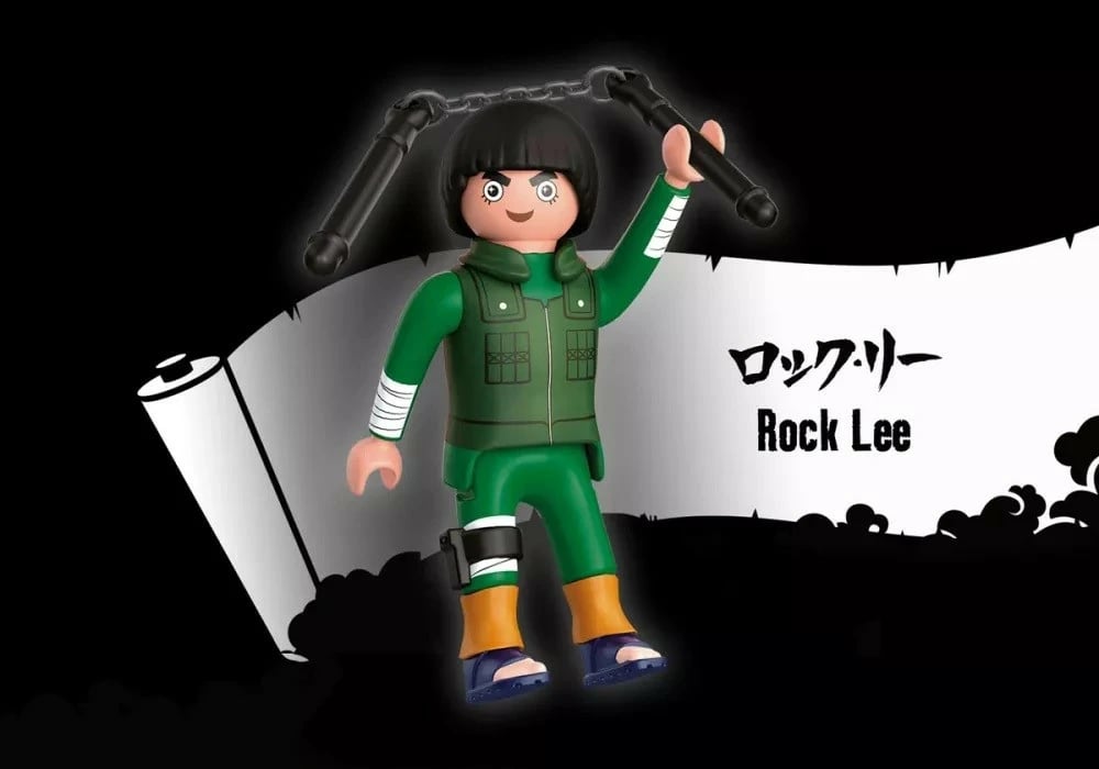Figurë aksioni Playmobil Naruto Shippuden 71118 Rock Lee, 9 pjesë