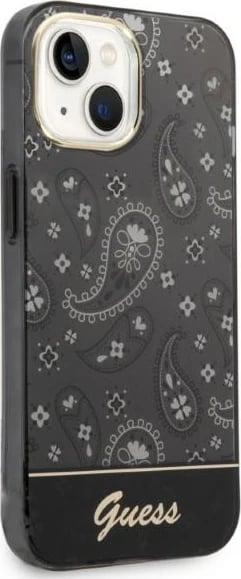 Mbështjellës Guess Bandana Paisley për iPhone 14 Plus 6.7", i zi, hardcase