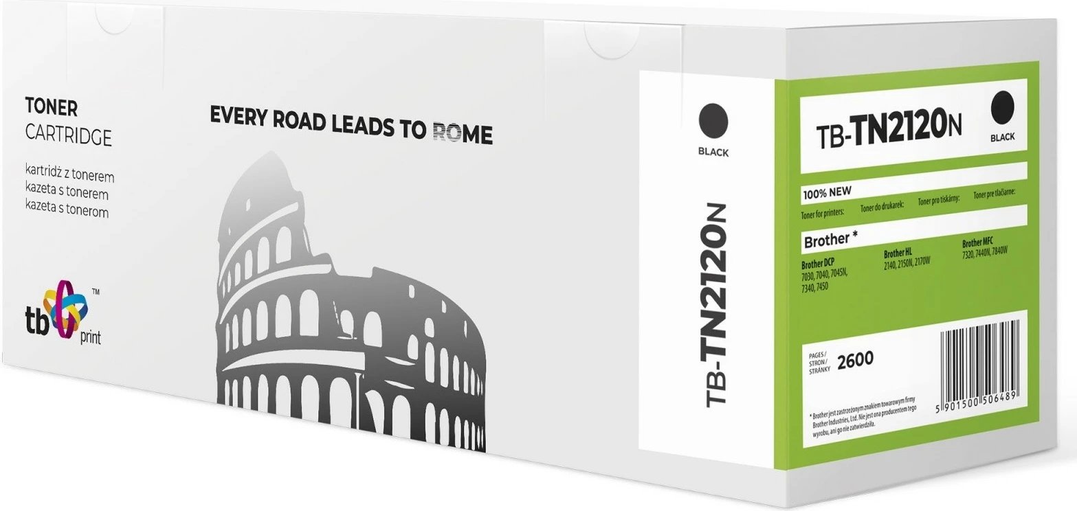 Toner TB Print TB-TN2120N për Brother, i zi