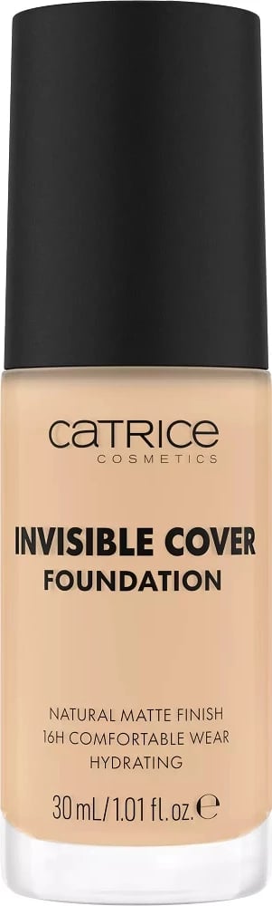 Fondatinë Catrice Invisible Cover Foundation Long-lasting Face Foundation 010W për femra 30ml