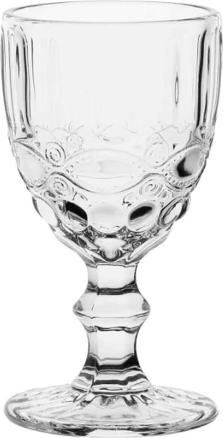 Set 6 gota LA PORCELLANA BIANCA Barberino, 250 ml, Transparent