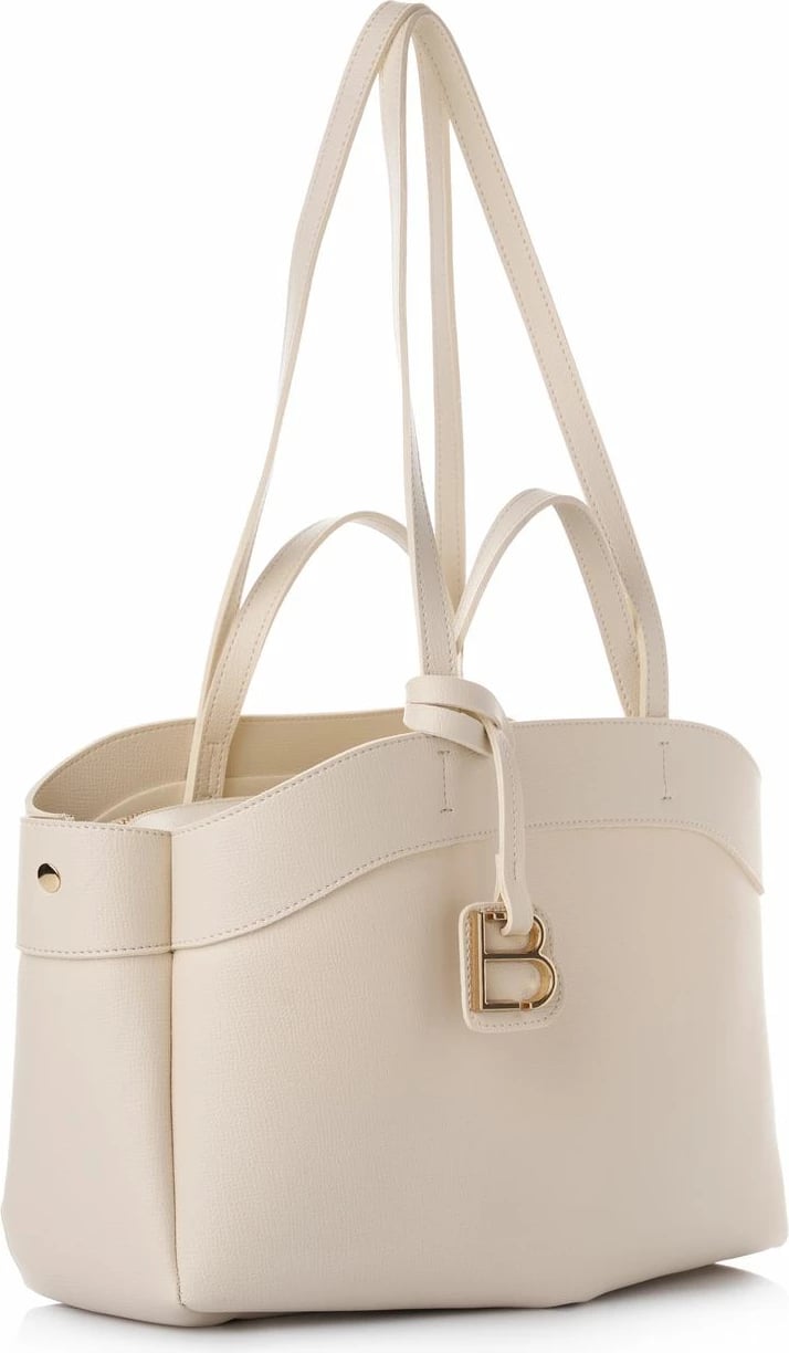 Çantë shpatullës Lucky Bees Isla v2, krem