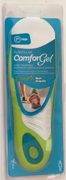Template sportive PRIM Comforgel unisex gjelbër/bardhë/kaltër