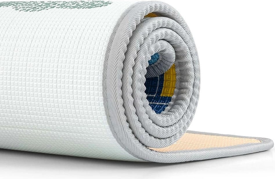 Tapet loje shkumë dyanshëm MILLY MALLY Kinder Digits and Elephant 178x120 cm shumëngjyrësh