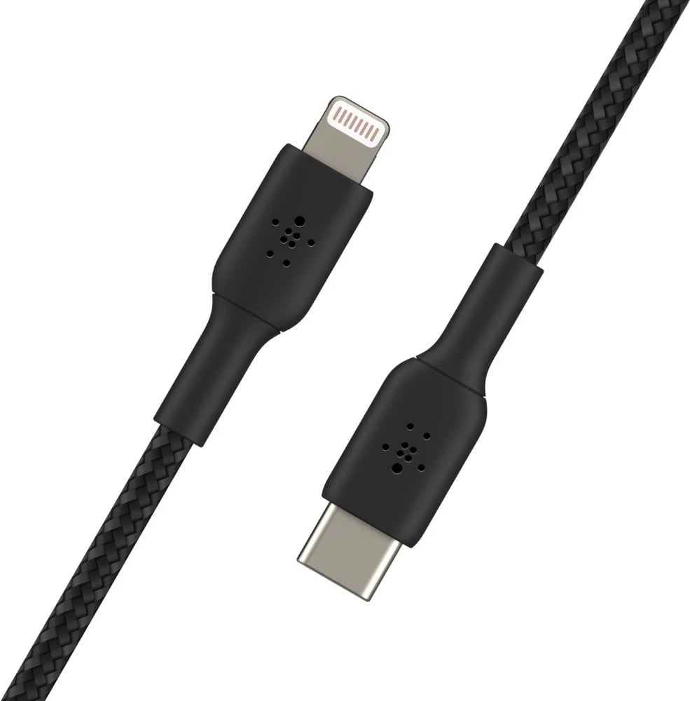 Kabllo Belkin Lightning / USB-C 1.0m e zezë