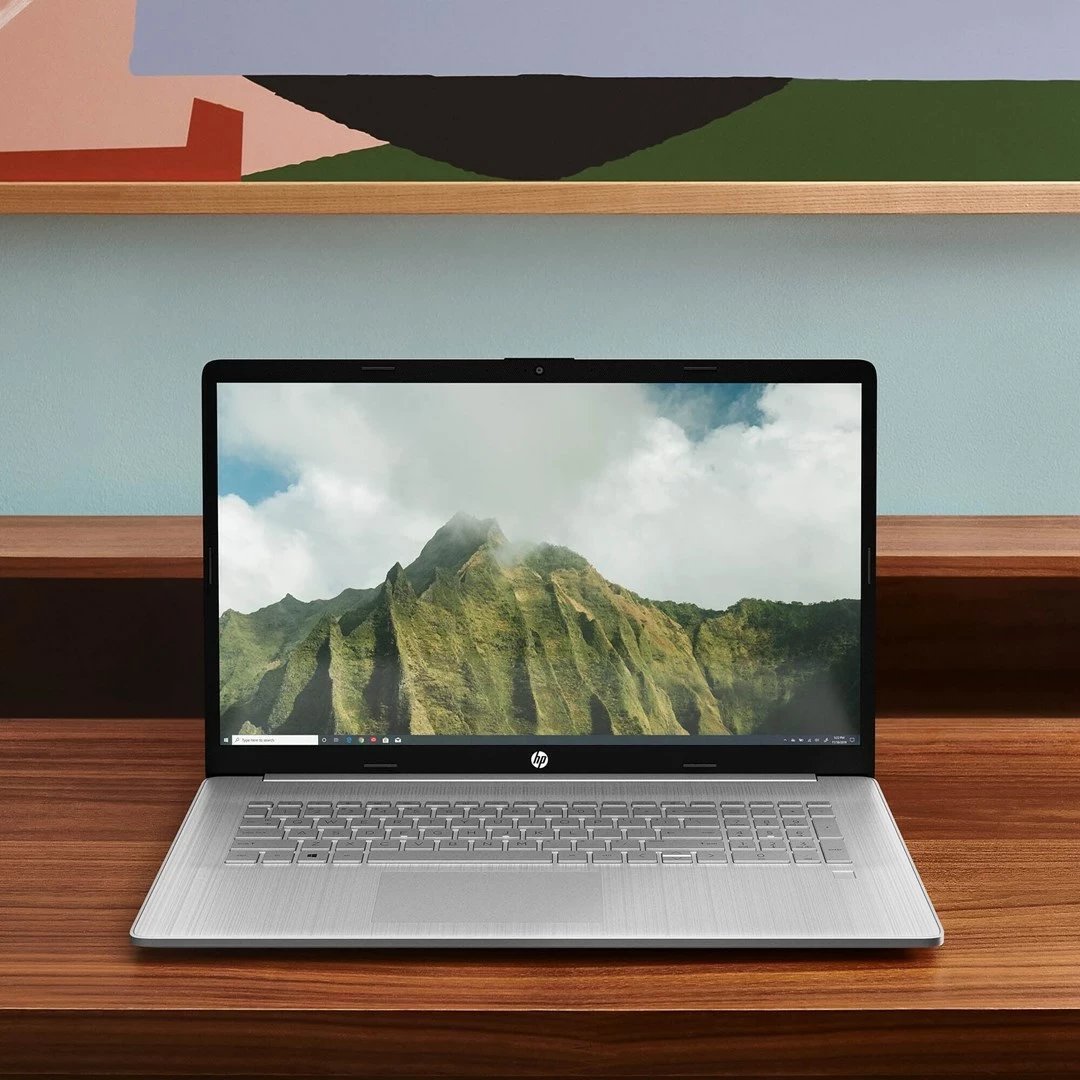 Laptop HP 17-cn3119nw, Intel Core i5-1334U, 17.3" FHD, 8GB RAM, 512GB SSD, Natural Silver