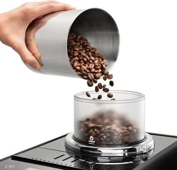 Aparat kafeje DeLonghi Rivelia EXAM 440.55B, automatik, 1.4L, zi