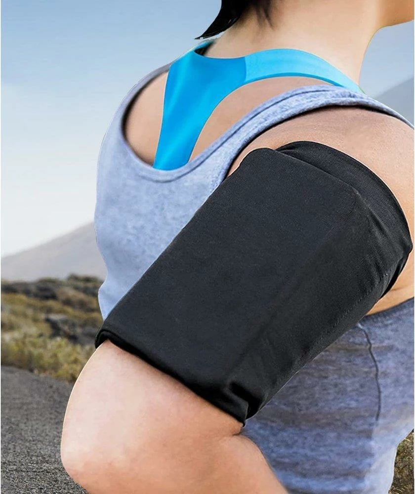 Mbështjellës për telefon Hurtel running armband, S, blu e errët