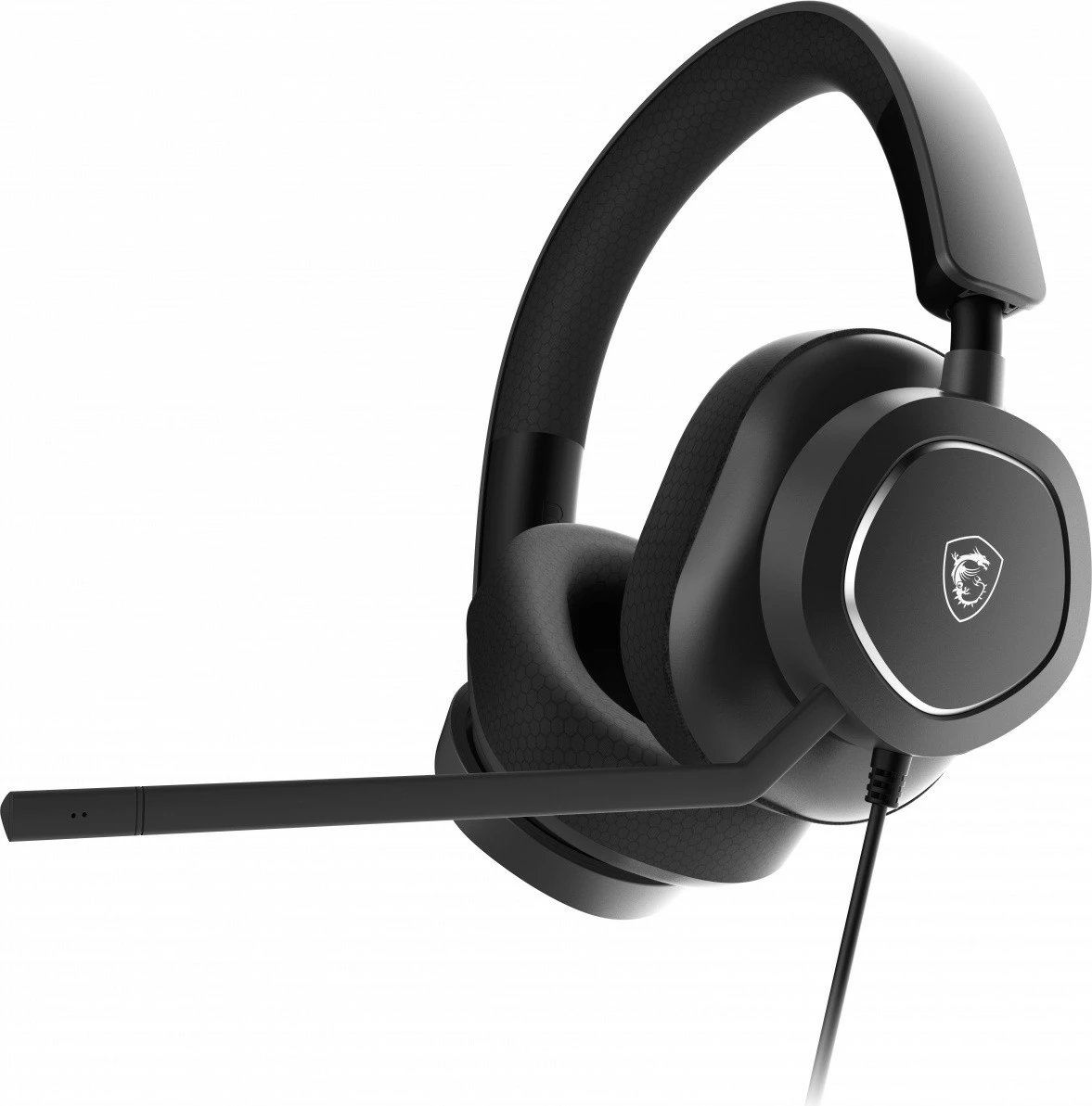 Kufje MSI Maestro 300 me mikrofon, për gaming dhe muzikë, USB-C, të zeza
