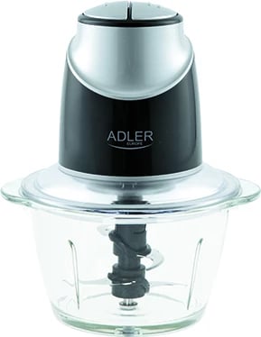 Grirës kuzhine, Adler AD 4082, tas qelqi 1.2L, 4 tehe inoksi, 2 shpejtësi, 300W