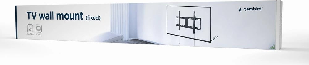 Mbajtëse TV Gembird WM-80F-01, 2.03 m (80") e zezë