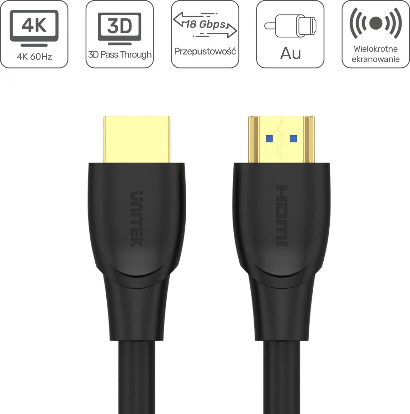 Kabllo HDMI Unitek, 5.0m