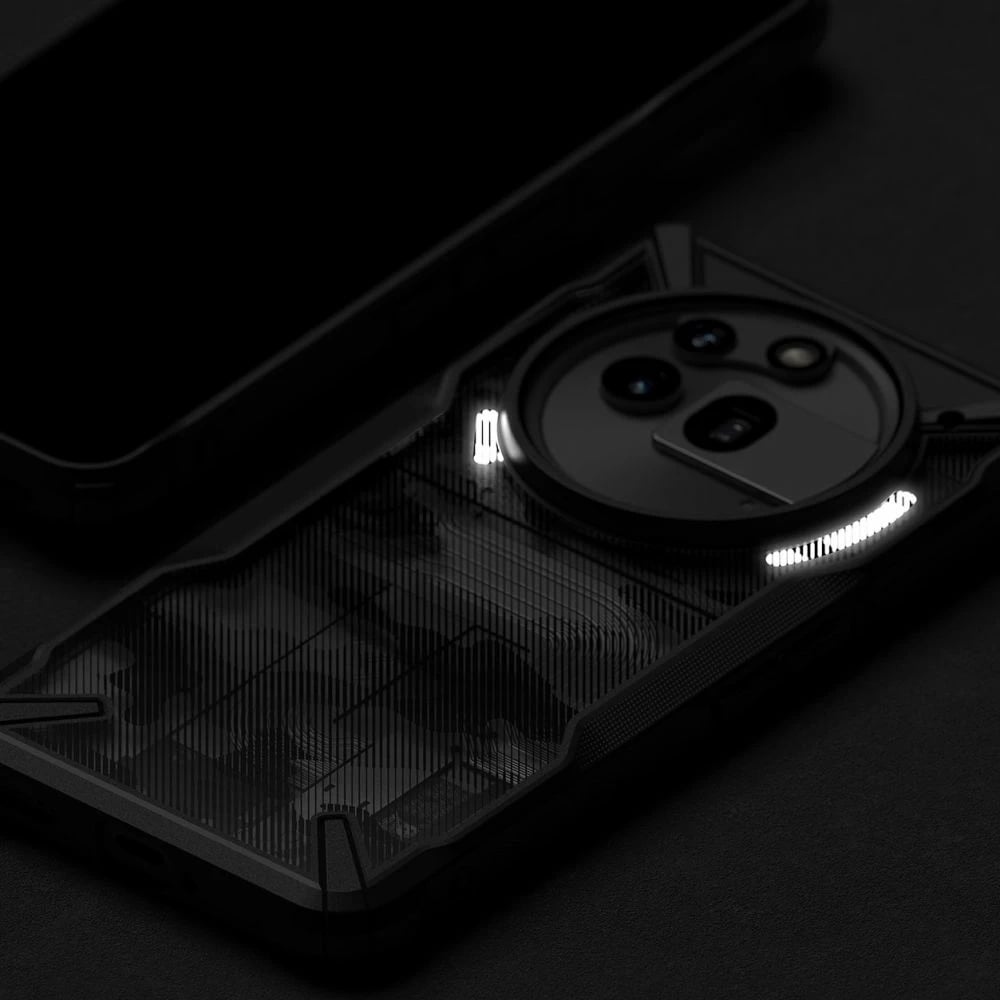 Mbështjellës Ringke Fusion X për Nothing Phone 3A Pro, Clear Grey
