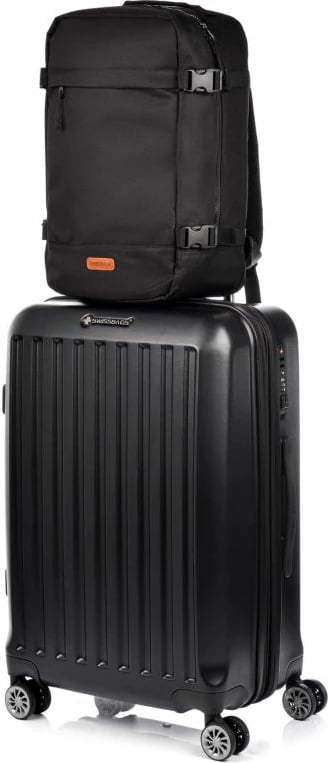 Çantë shpine Meteor unisex, e zezë