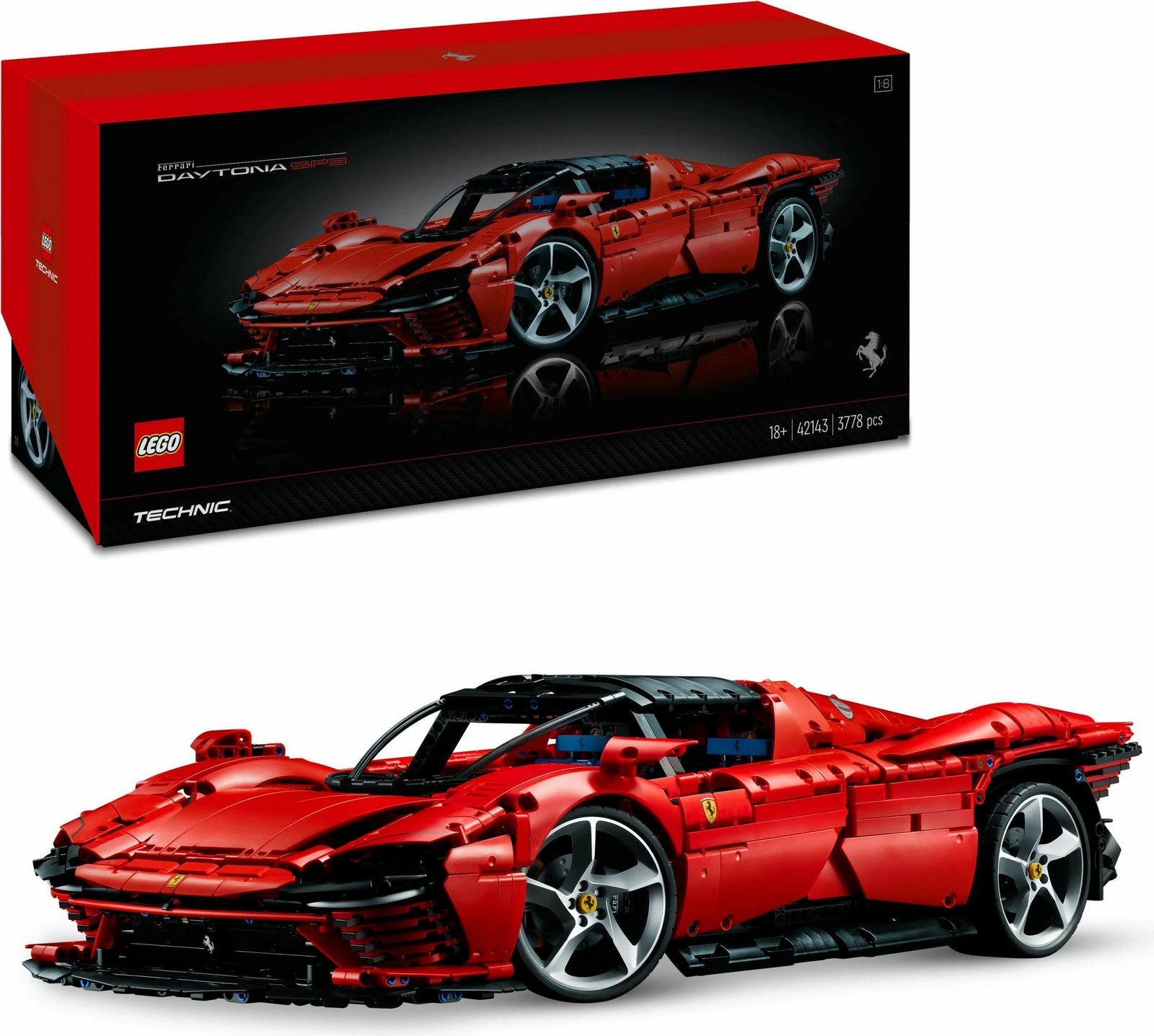 Set ndërtimi LEGO Technic Ferrari Daytona SP3, 3778 pjesë, plastikë, 6.99 kg Set ndërtimi LEGO Technic Ferrari Daytona SP3, 3778 pjesë, plastikë, 6.99 kg