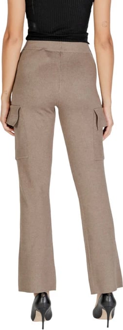 Pantallona Vila Clothes për femra, beige