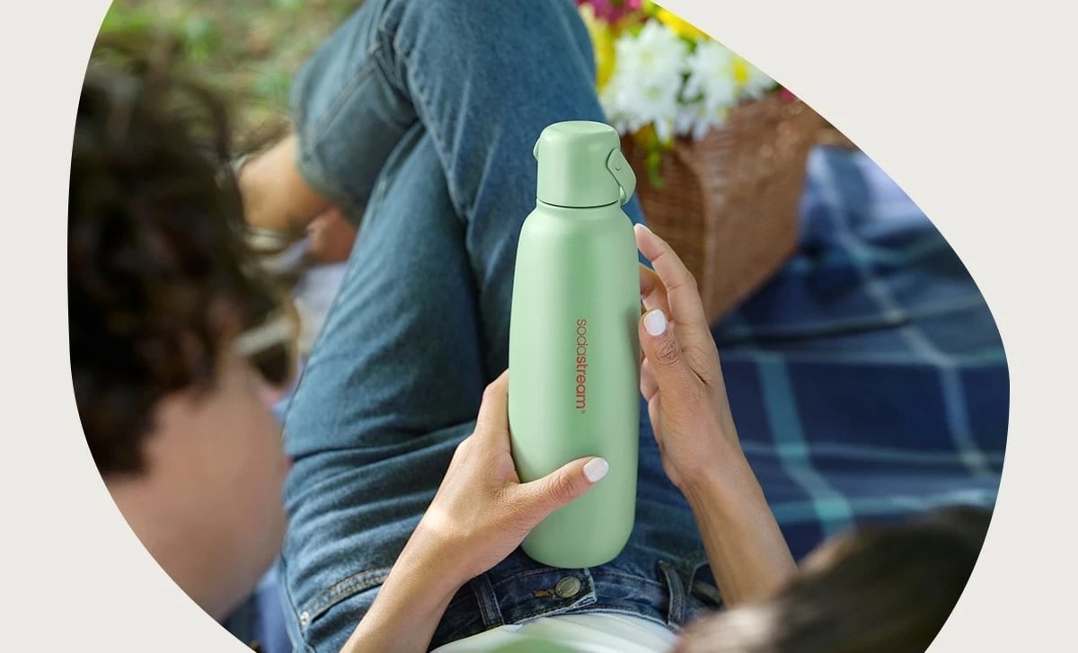 Shishe Sodastream Fizz&Go 900ml e gjelbër