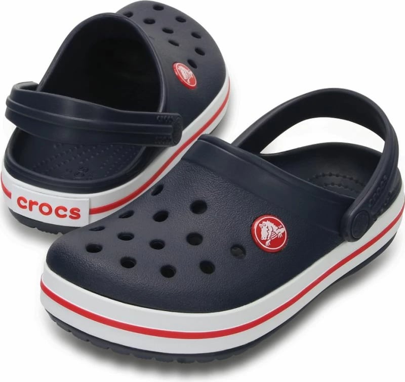Sandalet për fëmijë Crocs, blu me të kuqe