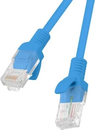 Kabllo Patch Lanberg Cat6, 1m, RJ-45, Blu, 24 copë