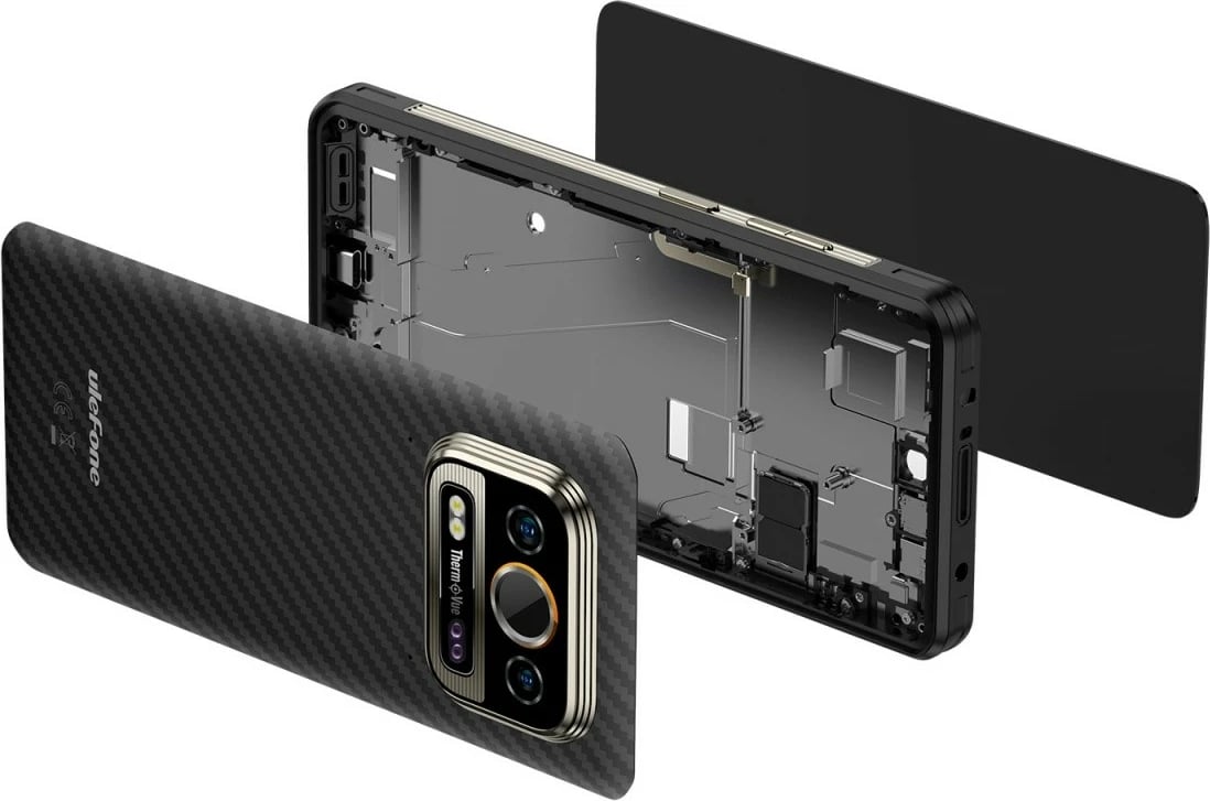 Celular Ulefone Armor 25T Pro, 8/256GB, IP69K, Thermal Vision, Frost Black