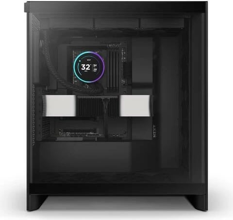 Ftohës me ujë për CPU NZXT Kraken Elite 360 V2 LCD, 3 ventilatorë, Ekran IPS, i zi
