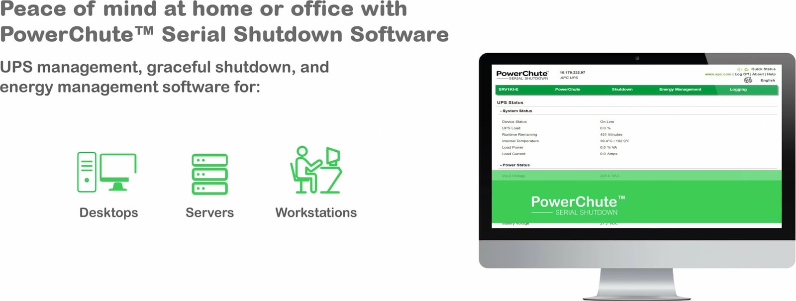 UPS APC Back-UPS Pro, Line-Interactive, 1.5 kVA, 865 W, Sine, 156 V, 300 V