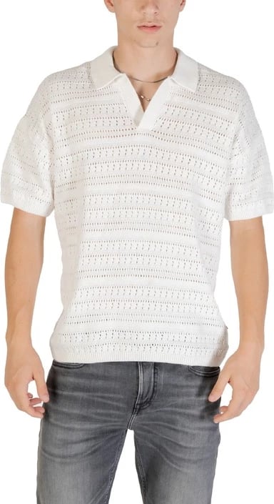 Maicë polo për meshkuj Only & Sons, e bardhë