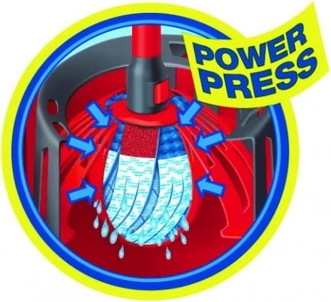 Kovë Vileda Torsion Power, e kuqe 