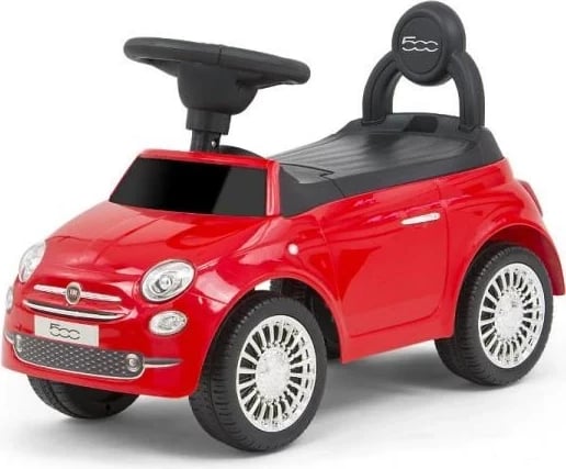 Vetura për fëmijë Milly Mally Fiat 500, e kuqe