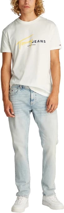 Maicë për meshkuj Tommy Hilfiger Jeans, të bardhë