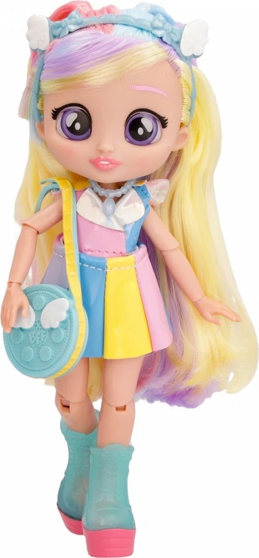 Kukull Cry Babies BFF Actress Jenna, Tm Toys, 20cm, shumëngjyrëshe
