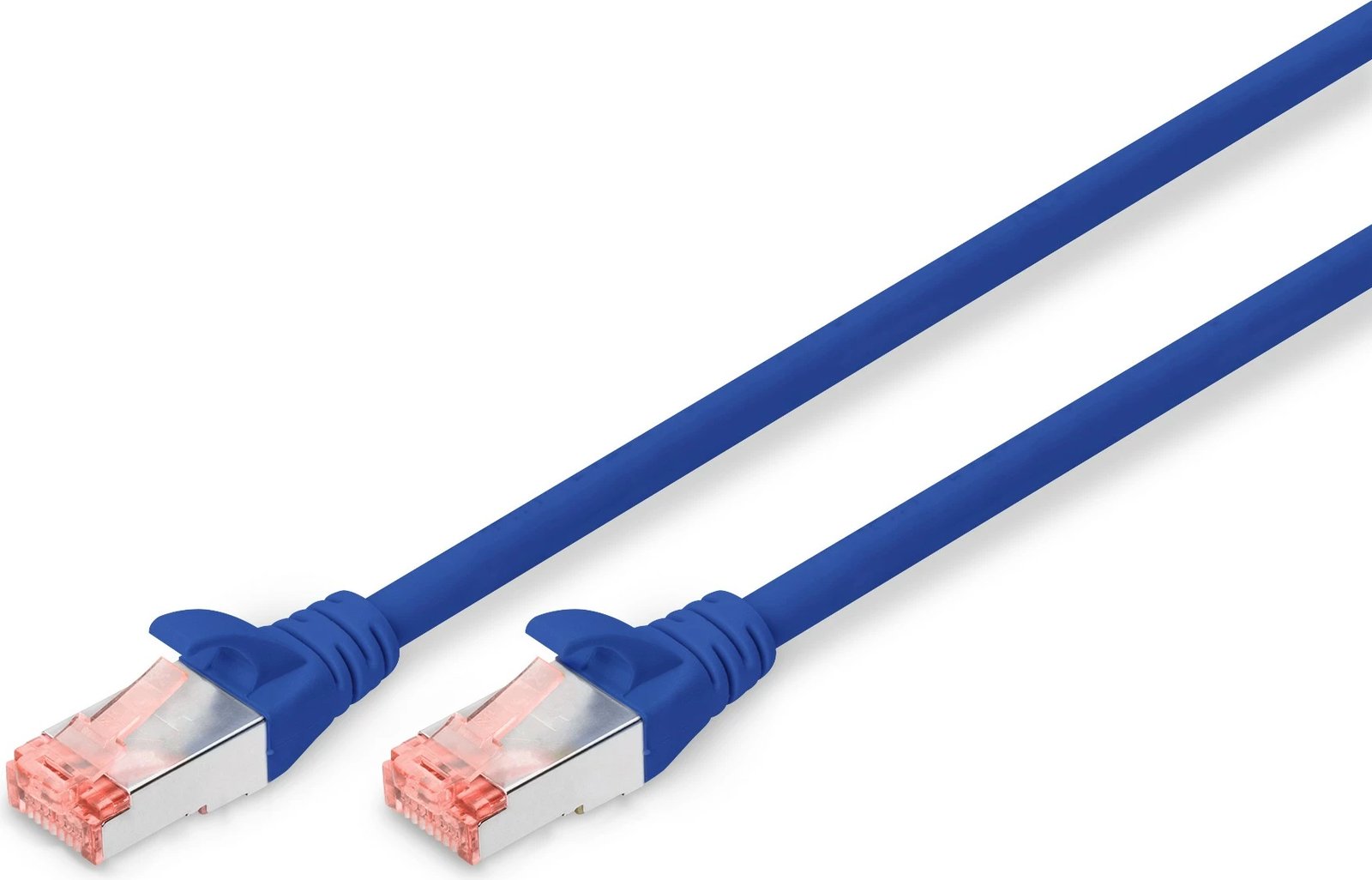 Kabllo rrjeti Digitus Cat6 S/FTP, 0.25m, RJ-45, blu