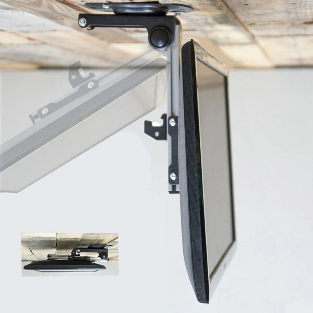 Mbajtës TV Techly ICA-CPLB-222, 37", Tavan, i Zi