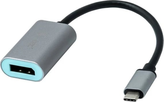 Adapter USB-C në DisplayPort I-Tec, metalik